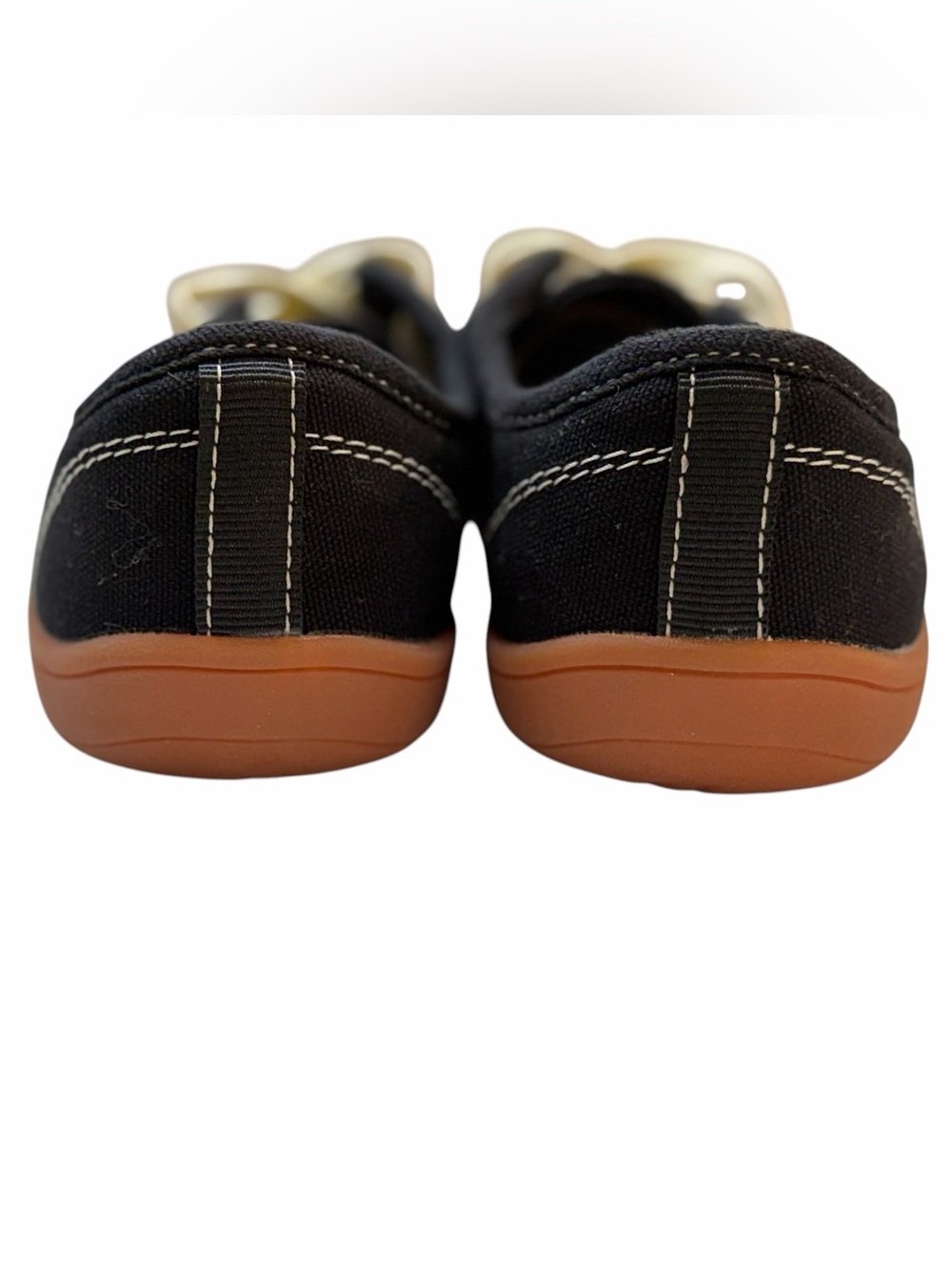 WHITIN W81 V2 Black Gum Barefoot Minimalist Canvas Sneakers EU 36 NWOB - Picture 6 of 8